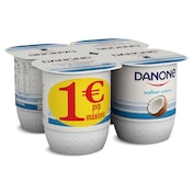 Yogur sabor coco Danone 4 x 125 g