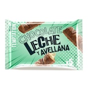 Barritas de chocolate con leche y avellanas Dia Temptation 115 g