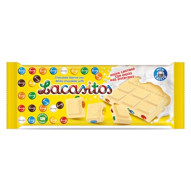 Chocolate blanco con lacasitos Lacasitos 100 g-0