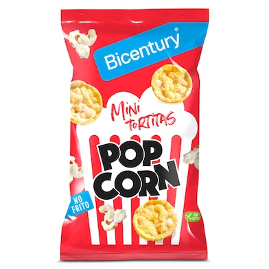 Mini tortitas pop corn Bicentury 70 g-0 Mini tortitas pop corn Bicentury 70 g-0