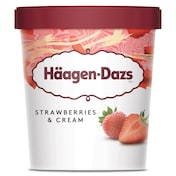 Tarrina de helado fresa Haagen Dazs 400 g