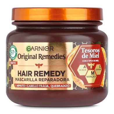 Mascarilla tesoros de miel Original Remedies 300 ml-0