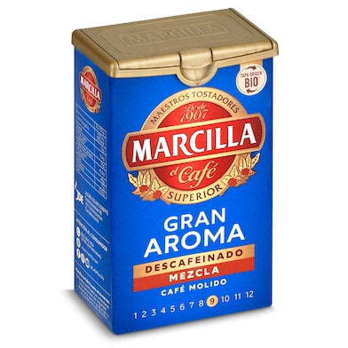 Café molido mezcla descafeinado Marcilla 200 g-0 Café molido mezcla descafeinado Marcilla 200 g-0