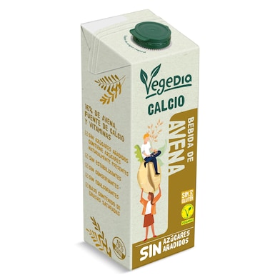 Bebida de avena con calcio Dia Vegedia 1 L-0 Bebida de avena con calcio Dia Vegedia 1 L-0