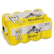 Cerveza radler Dia Ramblers pack 12 x 33 cl