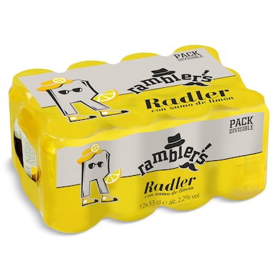 Cerveza radler Dia Ramblers pack 12 x 33 cl-0 Cerveza radler Dia Ramblers pack 12 x 33 cl-0