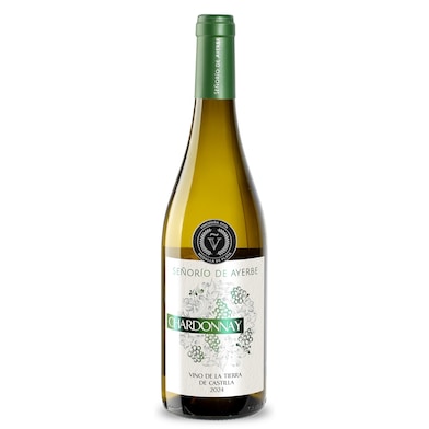 Vino blanco chardonnay D.O. Castilla Señorío de Ayerbe 75 cl-0 Vino blanco chardonnay D.O. Castilla Señorío de Ayerbe 75 cl-0