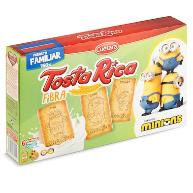 Galletas de desayuno con fibra Cuétara Tostarica 760 g-0 Galletas de desayuno con fibra Cuétara Tostarica 760 g-0