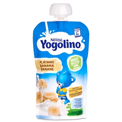 Postre lácteo infantil con puré de plátano Nestlé Yogolino 100 g-0 Postre lácteo infantil con puré de plátano Nestlé Yogolino 100 g-0