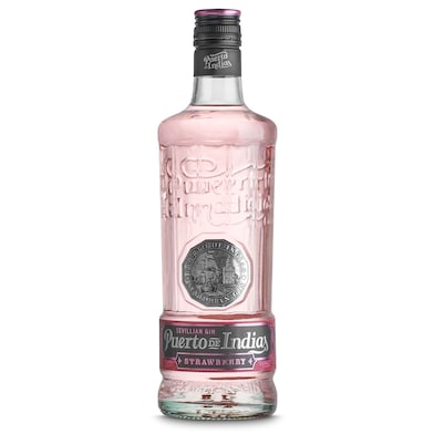 Ginebra sabor fresa Puerto de Indias 70 cl-0 Ginebra sabor fresa Puerto de Indias 70 cl-0