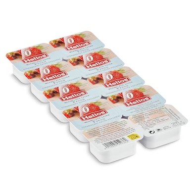 Mermelada de fresa 0% azúcares añadidos Helios pack 10 x 25 g-0 Mermelada de fresa 0% azúcares añadidos Helios pack 10 x 25 g-0