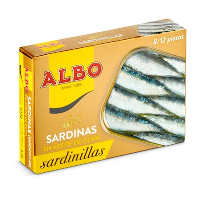 Sardinillas en aceite de oliva Albo 82 g-0 Sardinillas en aceite de oliva Albo 82 g-0