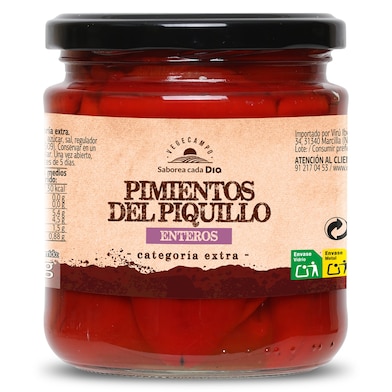 Pimientos del piquillo enteros Dia Vegecampo 260 g-0