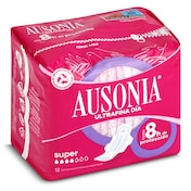 Compresas super con alas Ausonia 12 unidades