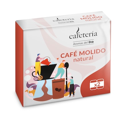 Café molido natural Dia Cafetería 2 x 250 g-0