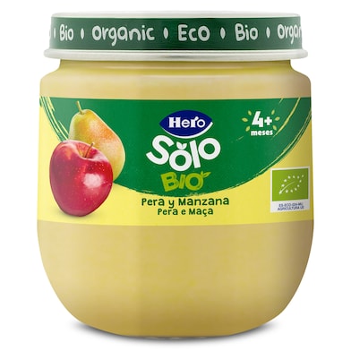 Puré de pera y manzana Hero 120 g-0 Puré de pera y manzana Hero 120 g-0