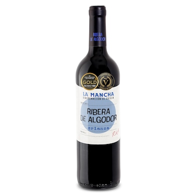 Vino tinto Crianza D.O. La Mancha Ribera de Algodor 75 cl-0 Vino tinto Crianza D.O. La Mancha Ribera de Algodor 75 cl-0