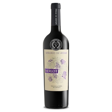 Vino tinto merlot Señorío de Ayerbe 75 cl-0