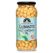 Garbanzos cocidos bajos en sal Dia Vegecampo 400 g