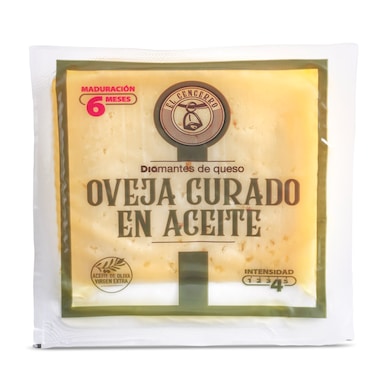 Queso de oveja curado en aceite Dia El Cencerro 250 g-0 Queso de oveja curado en aceite Dia El Cencerro 250 g-0