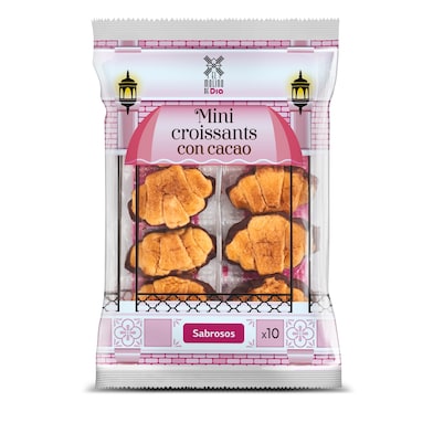 Mini croissants con cacao El Molino de Dia 150 g-0 Mini croissants con cacao El Molino de Dia 150 g-0