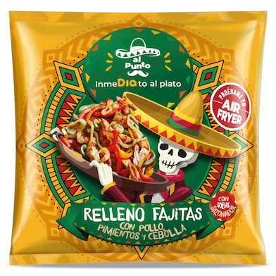 Relleno para fajitas con pollo, pimientos y cebolla Dia Al Punto 300 g-0 Relleno para fajitas con pollo, pimientos y cebolla Dia Al Punto 300 g-0
