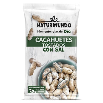 Cacahuetes con cáscara salados Dia Naturmundo 400 g-0 Cacahuetes con cáscara salados Dia Naturmundo 400 g-0