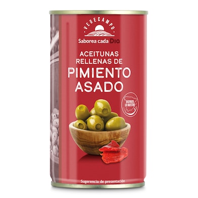 Aceitunas rellenas de pimiento Dia Vegecampo 150 g-0