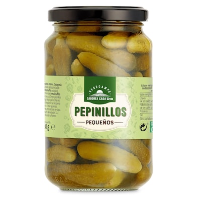Pepinillos en vinagre pequeños Dia Vegecampo 180 g-0