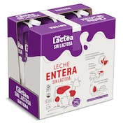 Leche entera sin lactosa Dia Láctea pack 6 x 1 L