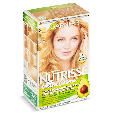 Tinte rubio muy claro nº9 Nutrisse 1 unidad-0 Tinte rubio muy claro nº9 Nutrisse 1 unidad-0