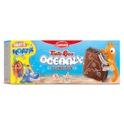 Bizcochitos rellenos de leche y chocolate Oceanix 160 g