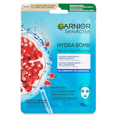 Mascarilla skinactive hydra bomb Garnier 1 unidad-0