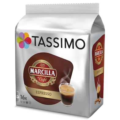 Cápsulas de café espresso Marcilla Tassimo 16 unidades-0 Cápsulas de café espresso Marcilla Tassimo 16 unidades-0