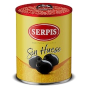 Aceitunas negras sin hueso Serpis 85 g