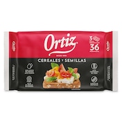 Pan tostado con cereales y semillas Ortiz 320 g