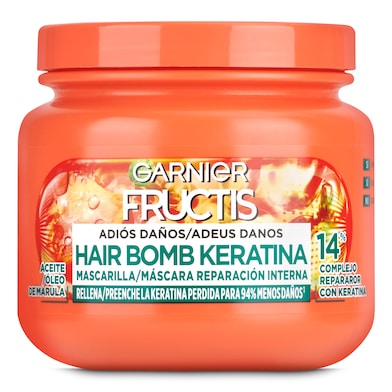 Mascarilla hair bomb keratina Fructis 320 ml-0 Mascarilla hair bomb keratina Fructis 320 ml-0