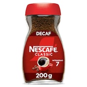 Café soluble descafeinado Nescafé 200 g