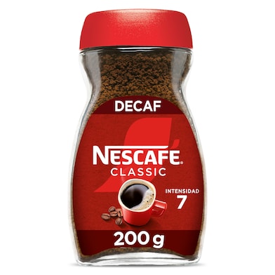 Café soluble descafeinado Nescafé 200 g-0