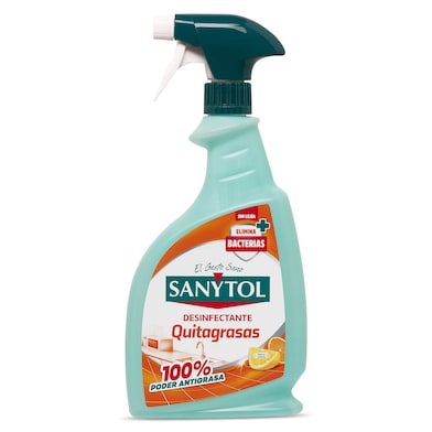 Desinfectante quitagrasas Sanytol 750 ml-0