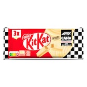Barritas de galleta recubiertas de chocolate blanco Kit Kat 3 x 41.5 g