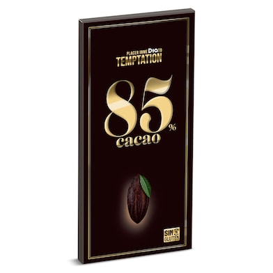 Chocolate negro 85% cacao Dia Temptation 100 g-0 Chocolate negro 85% cacao Dia Temptation 100 g-0