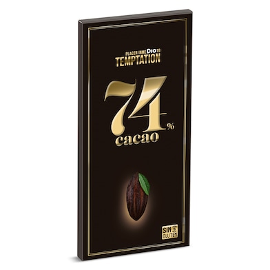 Chocolate negro 74% cacao Dia Temptation 100 g-0 Chocolate negro 74% cacao Dia Temptation 100 g-0