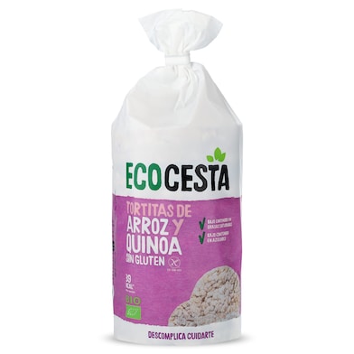 Tortitas de arroz y quinoa Ecocesta 120 g-0 Tortitas de arroz y quinoa Ecocesta 120 g-0