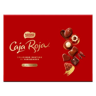 Bombones surtidos Nestlé Caja Roja 198 g-0 Bombones surtidos Nestlé Caja Roja 198 g-0
