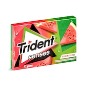 Chicles sabor sandía sin azúcar Trident 23 g