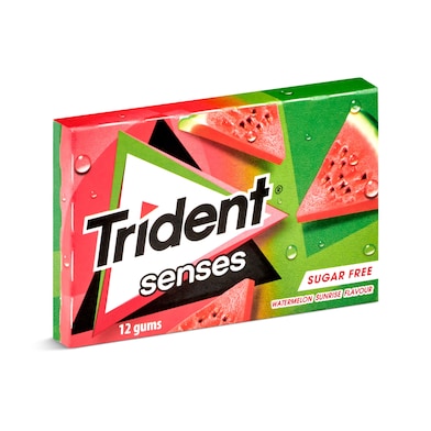 Chicles sabor sandía sin azúcar Trident 23 g-0 Chicles sabor sandía sin azúcar Trident 23 g-0