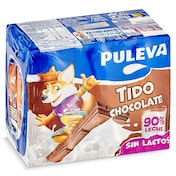 Batido de chocolate sin lactosa Puleva 6 x 200 ml