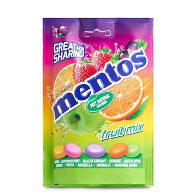 Caramelos masticables fruit mix Mentos 160 g-0 Caramelos masticables fruit mix Mentos 160 g-0