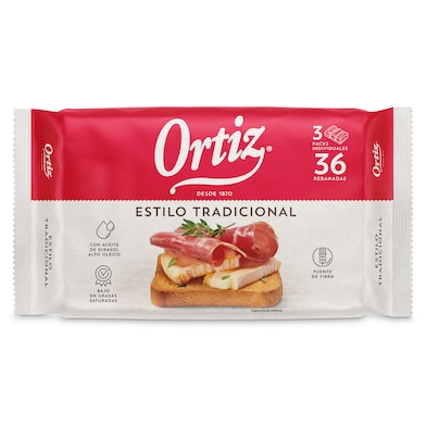 Pan tostado tradicional Ortiz 320 g-0